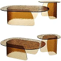 Unique Modern Dining Table With Round Wooden Top And Stylish Metal Base