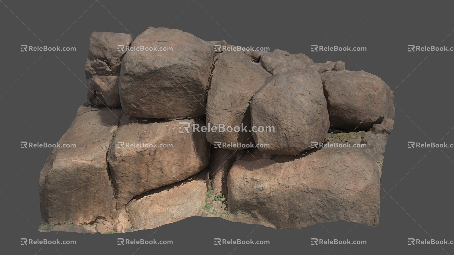 Stone Cliff Mountains 3d model