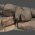 Stone Cliff Mountains 3d model