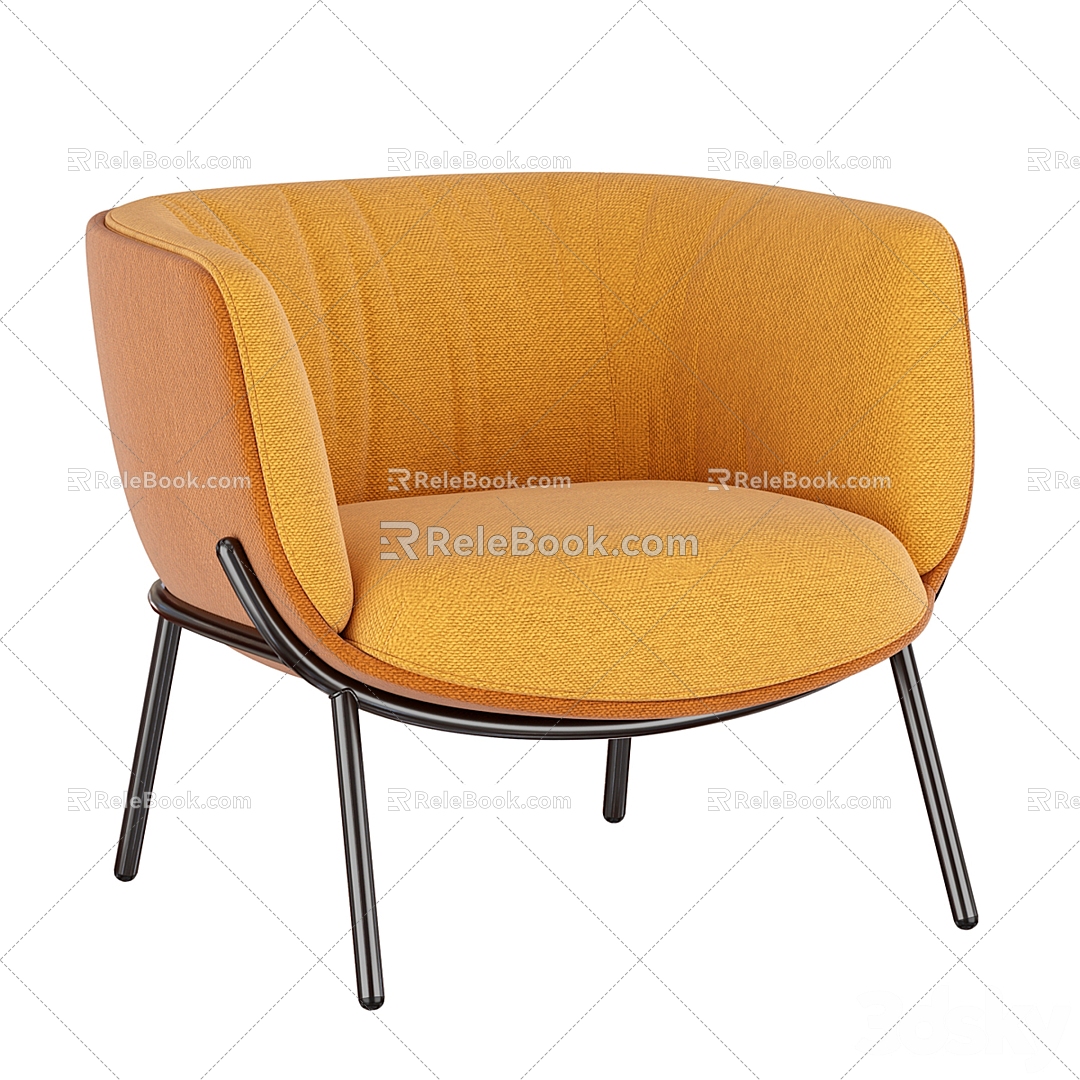 Sofa stool 3d model