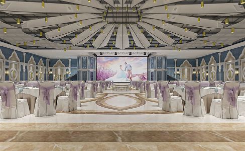 Jane Ou Ballroom 3d model