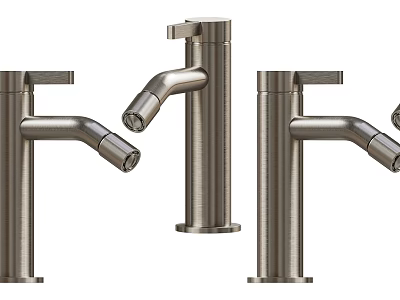 Modern Stainless Steel Kitchen Faucets With Sleek Design And Multiple Styles 3d model