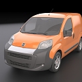 Van 2017 Peugeot bipper MPV van 3d model