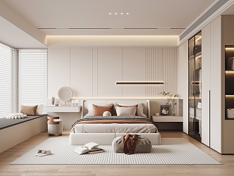 Modern Bedroom 3d model