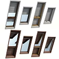 Various Design Casement Windows In White And Brown Colors With Different Open Styles