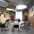 Ukulele Music Classroom 3d model