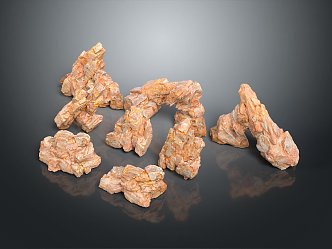 Stone Rock Stone Appreciation Stone Strange Stone Ore Realistic 3d model