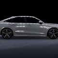 Silver Modern Sedan With Sleek Design LED Headlights And Black Alloy Wheels