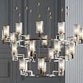 New Chinese Chandelier 3d model