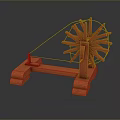 Loom Manual Loom Simple Loom 3d model