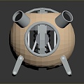 Sci-fi Capsule Space Capsule Hibernation Capsule Freezing Capsule Rest Capsule Rest Capsule 3d model