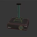 Projection Surveillance Device With Tall Stand Stable Base And Monitoring Lens