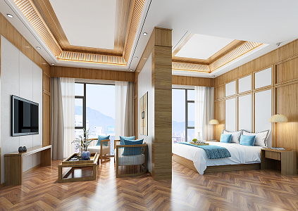 New Chinese Room Suite 3d model