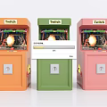 Modern game machine rocker game machine video game machine 3d model