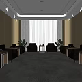Modern Reception Room Reception Room 3d model