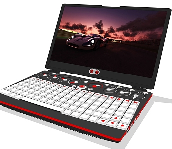 Modern Laptop 3d model