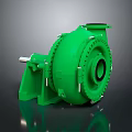 Green Heavy Duty Industrial Centrifugal Pump With Metal Flange And Bolted Structure