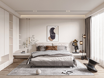 Modern Bedroom 3d model