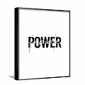 Penmore Power Wall Art Design With Bold Typography And Black Frame