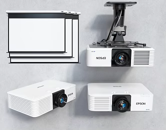 Modern Projector 3d model