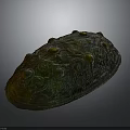Ancient Bronze Sculpture With Intricate Carved Patterns And Protruding Decorative Studs