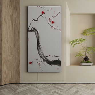 New Chinese Decorative Painting 3d model