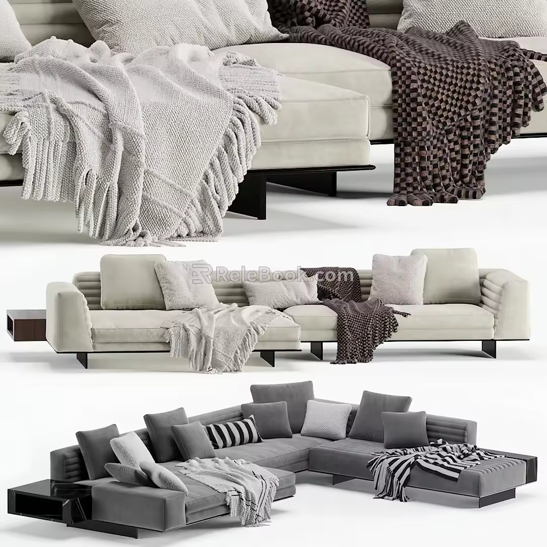 Modern Combination Sofa 3d model