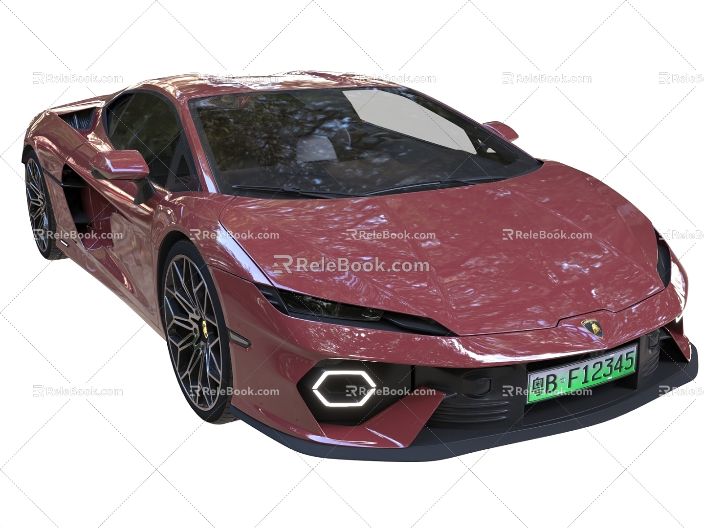 2025 Lamborghini Temerario sports car Super Run 3d model