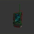 Walkie-talkie military walkie-talkie military radio military wireless telephone 3d model