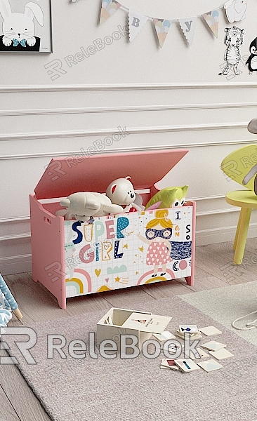 Modern Storage Box Children's Storage Box model