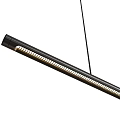 Modern Long Hanging Pendant Light Design With Sleek Black Finish And Minimalist Style
