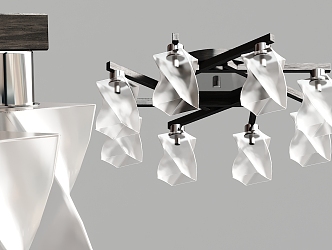 Modern Ceiling Lamp Metal Glass Ceiling Lamp 3d model