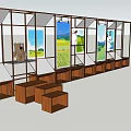 Modern Glass Display Shelves With Open Design And Multi Tier Product Showcase Space