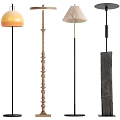 Modern Middle Style Floor Lamp 3d model