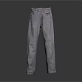 Gray Straight Leg Jeans For Casual Everyday Wear With Comfortable Fit