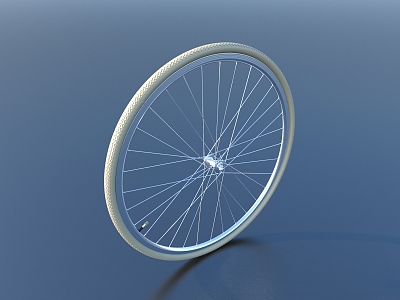 wheel hub wheel bicycle tire 3d model