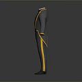 Gray Men's Formal Suit With Yellow Accents And Elegant Design Elements