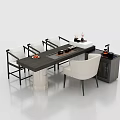 Modern avant-garde novel trend economic and practical high-end atmosphere on the grade 3d model