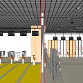 Indoor Archery Fitness Training Facility With Targets Equipment And Practice Zones