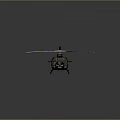 Sleek Black Helicopter With Yellow White Rotors And Modern Exterior Design