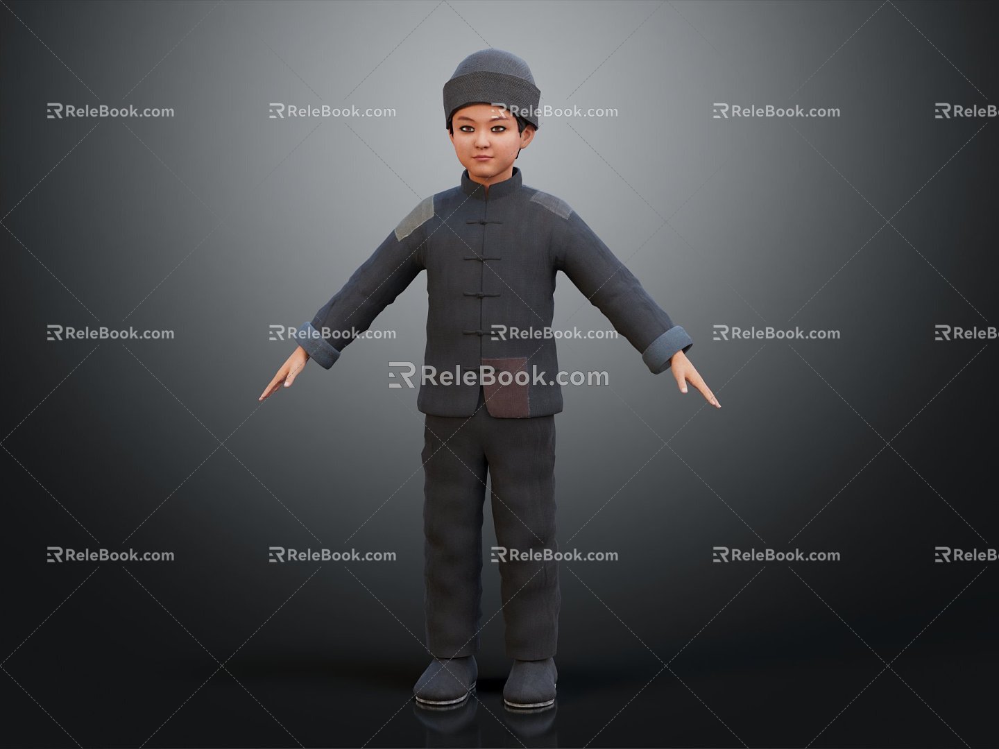 Modern Boy Child Rural Child model