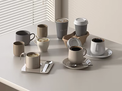 Tableware Cup Coffee Cup 3d model