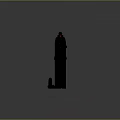 Modern Tactical Pistol With Magazine And Bullets Displayed On Gray Background