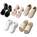 Women's Fashion Shoes Collection Featuring High Heels Sneakers Slides And Stylish Designs