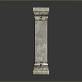 Columns Stone Columns Stone Columns Old Columns Roman Columns Roman Columns Classical Columns Greek Columns 3d model