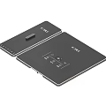ETUDE Modern Black Kitchen Appliance Control Panels With Functional Buttons and Sleek Design