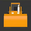 Yellow Construction Bulldozer with Tracked Undercarriage Front Blade and Operator Cab for Industrial Use