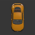 Yellow Audi Sports Car Model With Sleek Body Design Shiny Wheels And Reflection