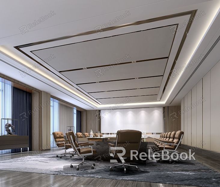 Light Luxury Meeting Room model