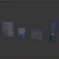 Industrial Electrical Control Boxes With Metal Enclosures And Various Sizes